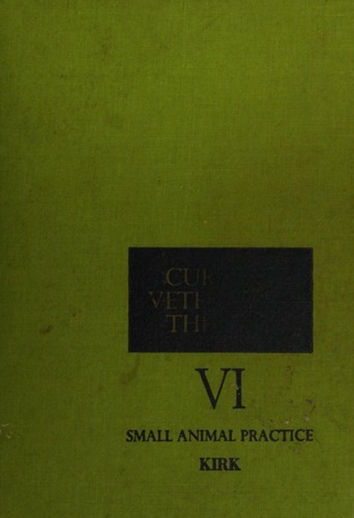 Current Veterinary Therapy VI : Small Animal Practice Hardcover