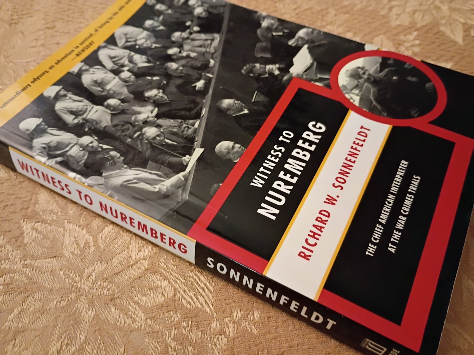 Witness to Nuremberg Richard W Sonnenfeldt 2008 Paperback War Crimes Memoir Book