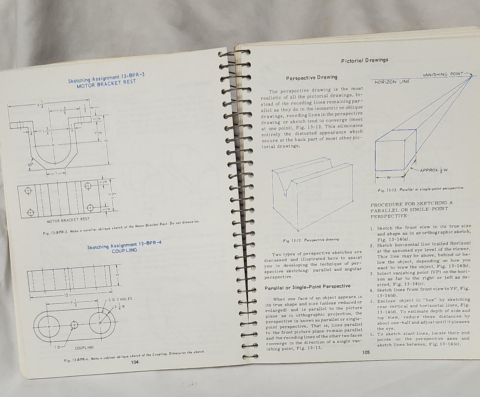 Blueprint Reading for Industry by Brown, Walter C. vtg book Goodheart Willcox