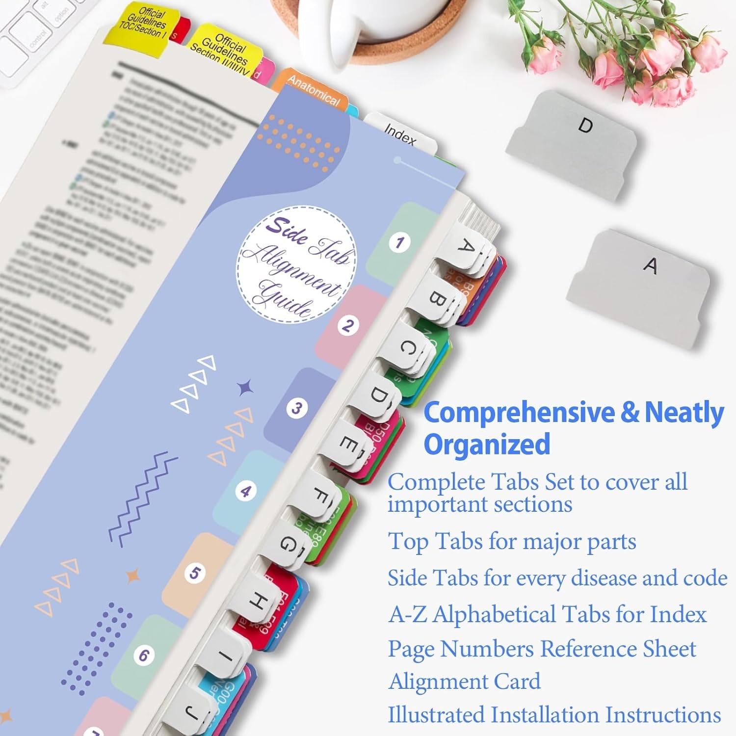 Durable & Waterproof 2026 Index Tabs for CPT & HCPCS – Enhance Study Efficiency