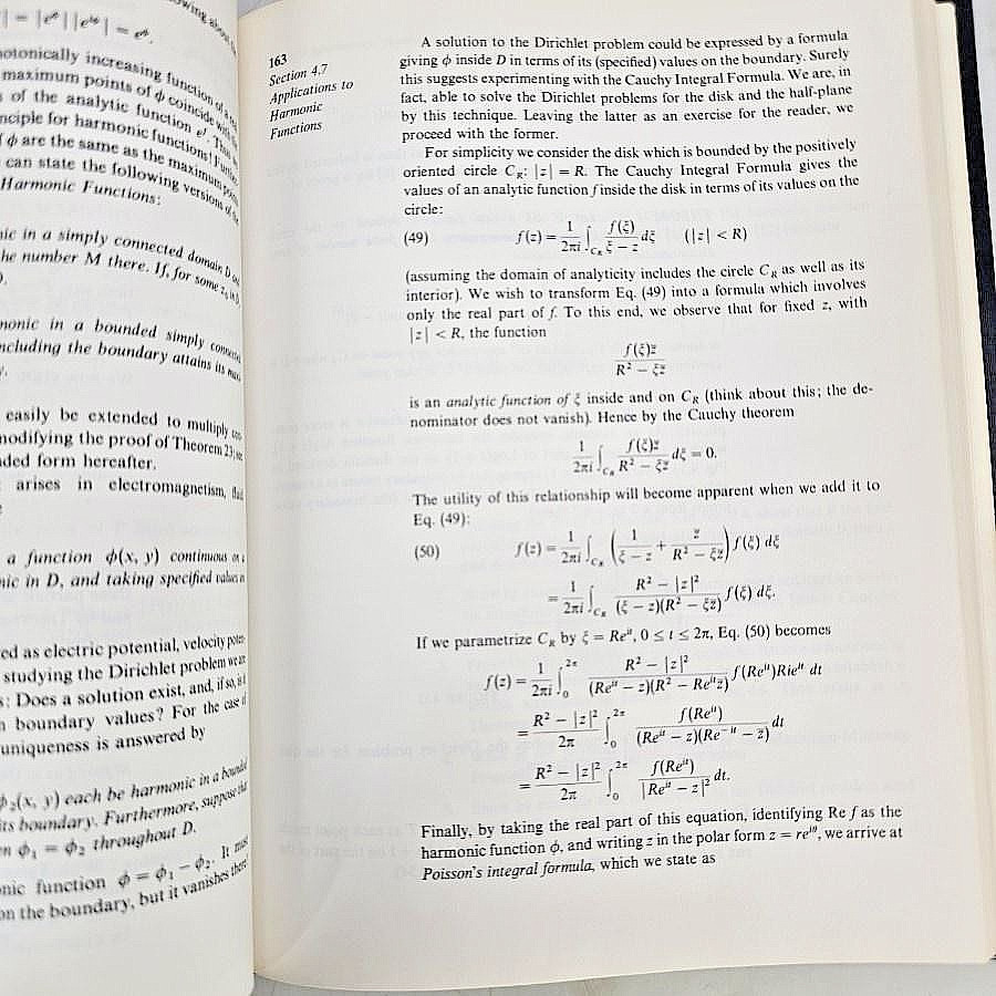 Fundamentals Of Complex Analysis Saff Snider Textbook Black HC Prentice 1976