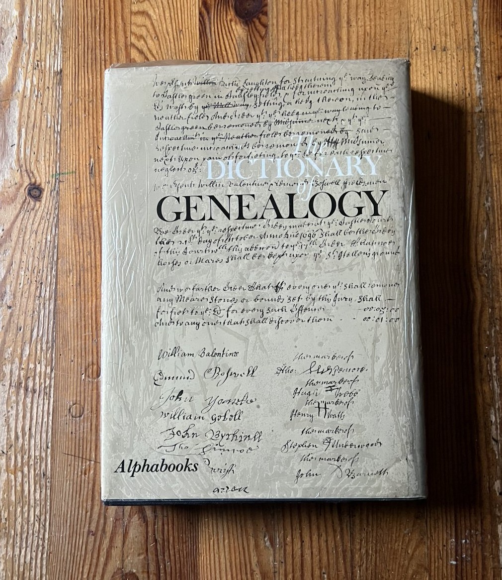 The Dictionary of Genealogy by Terrick V H FitzHugh – H/B 1986 VG condition