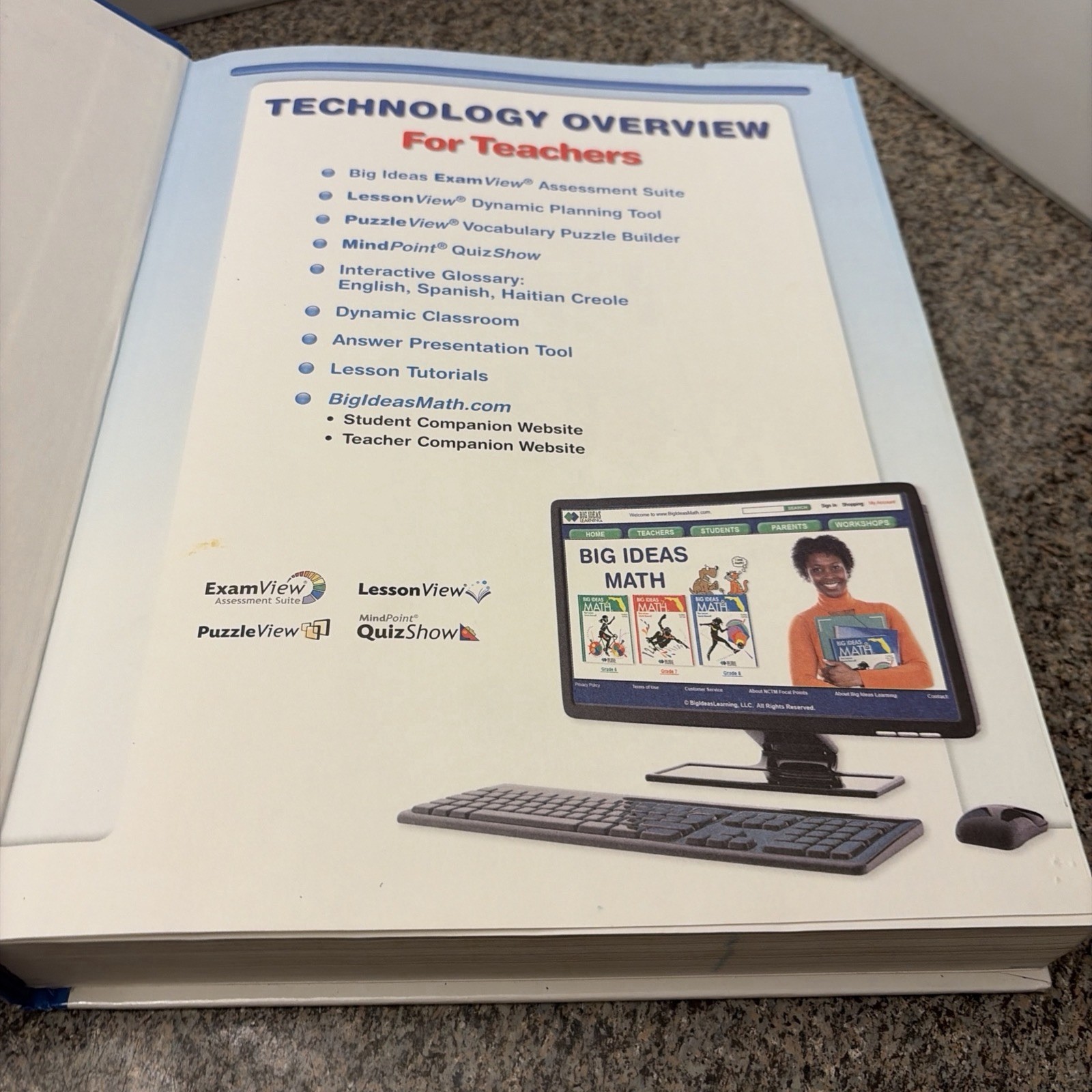Big Ideas Math 8, Florida Teaching Ed., Practice Journal, & 2 CD-ROMs, by Larson