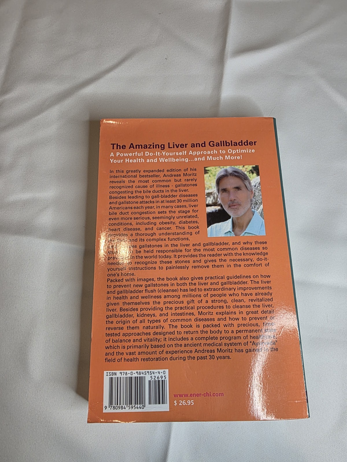 The Amazing Liver and Gallbladder Flush by Andreas Moritz Like New