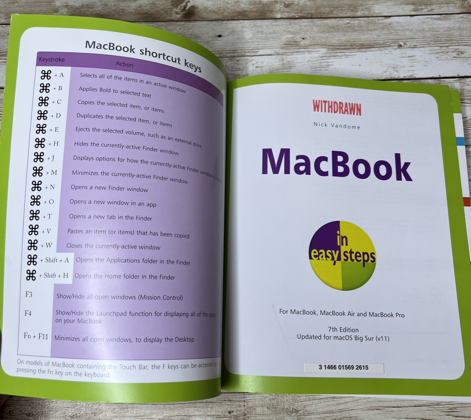 MacBook ~ In Easy Steps ~ Guide/How-To ~ for Newbies and Seniors ~ Full Color