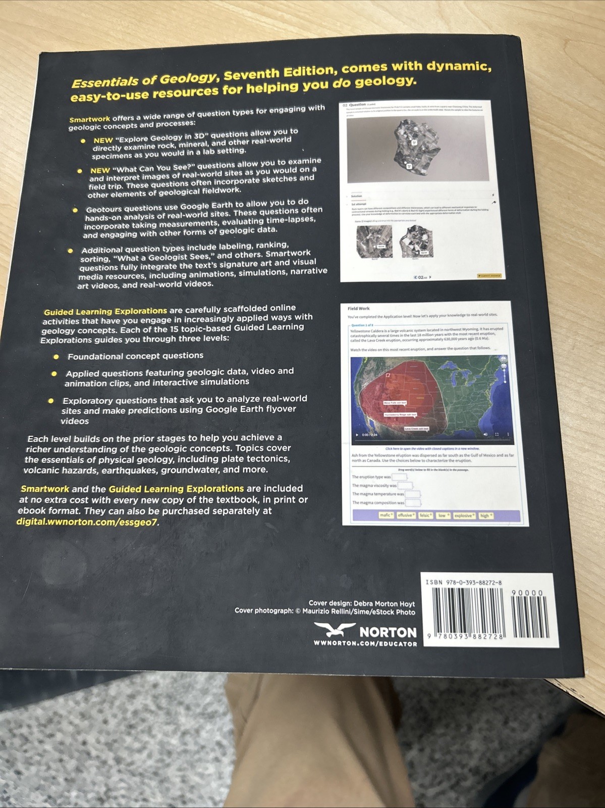 Essentials of Geology by Stephen Marshak 7e Paperback