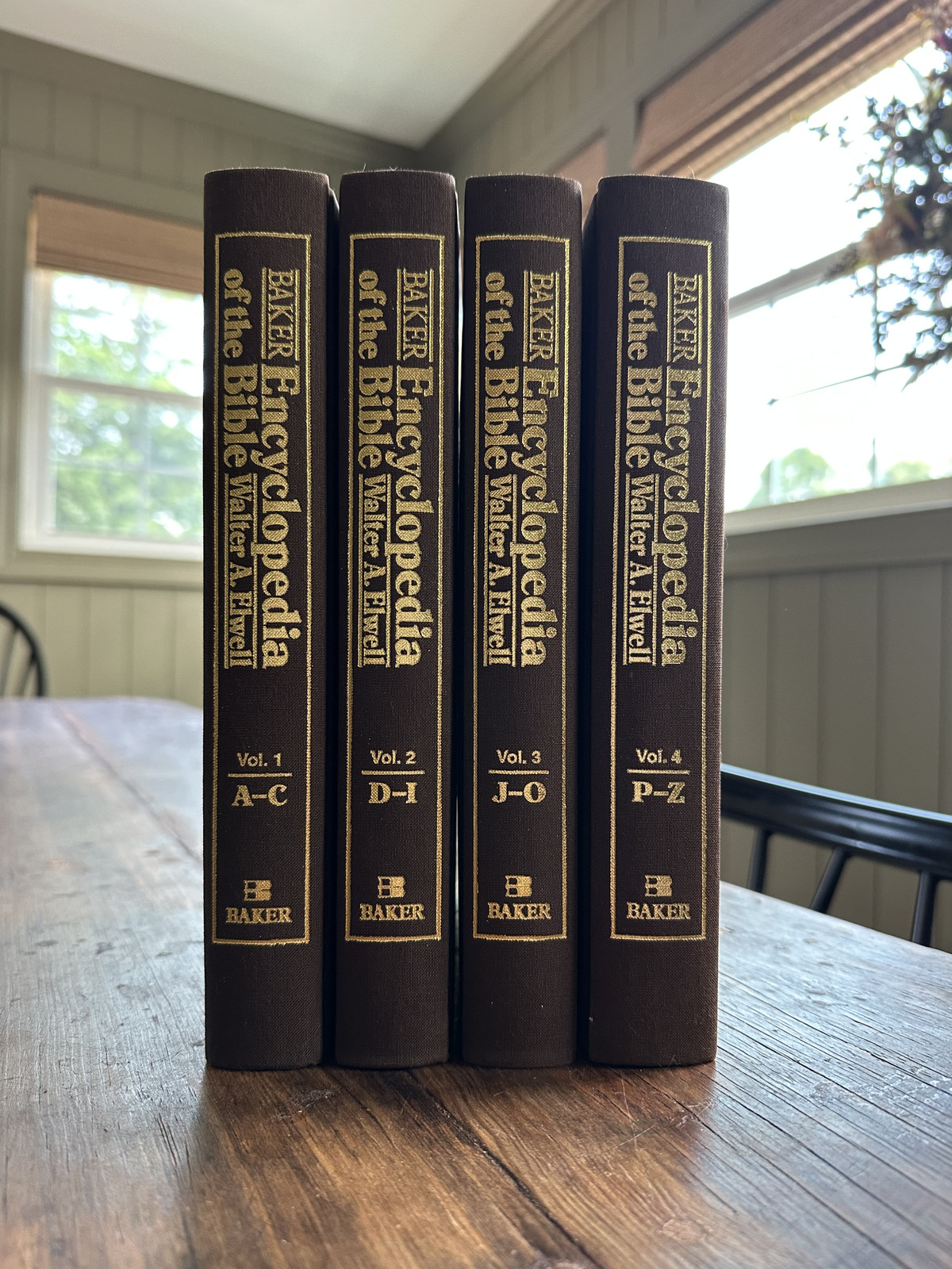 Baker Encyclopedia of the Bible (4 Volume Set) HC/DJ VG by Walter A Elwell