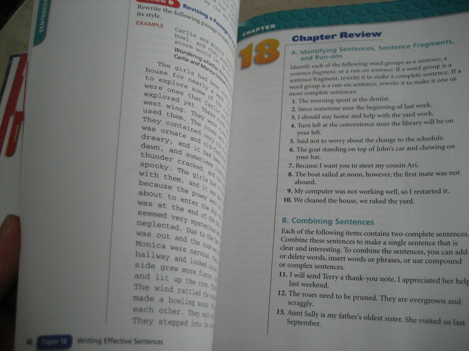 Holt Literature and Language Arts Warriners Handbook First Course CA TEXTBOOK HC