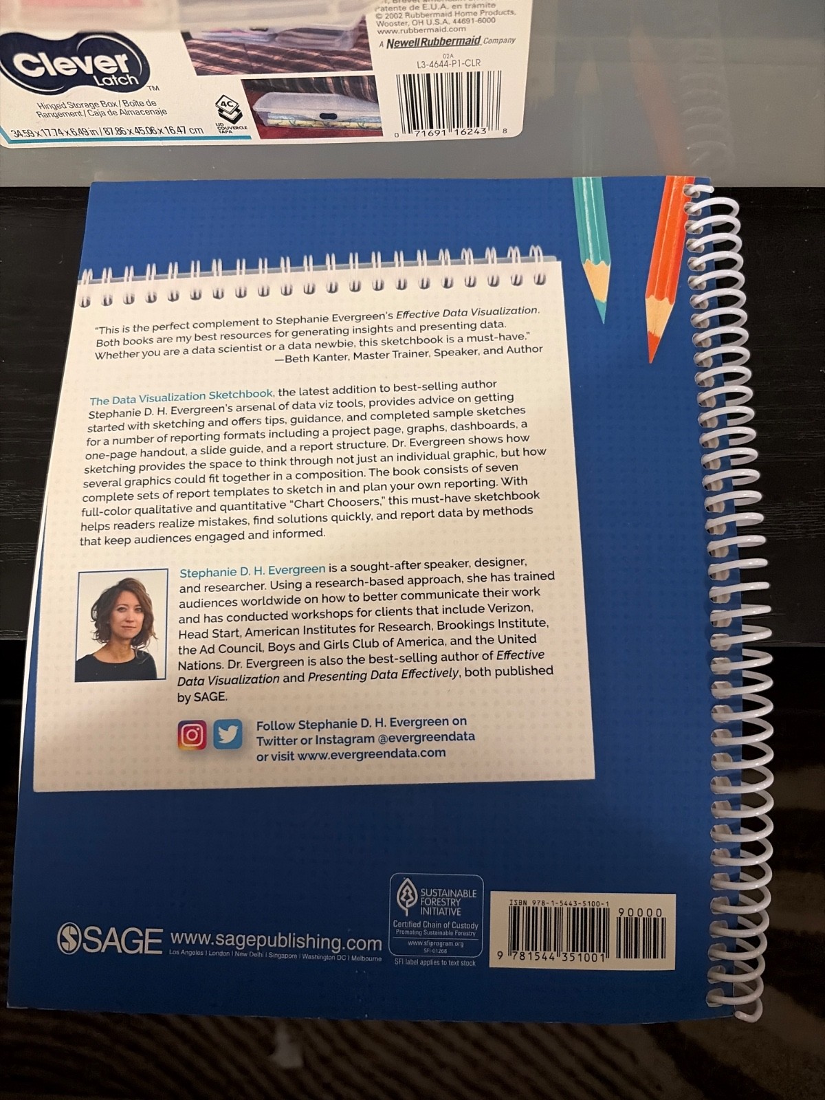 the data visualization sketch book by Stephanie D. H. Evergreen
