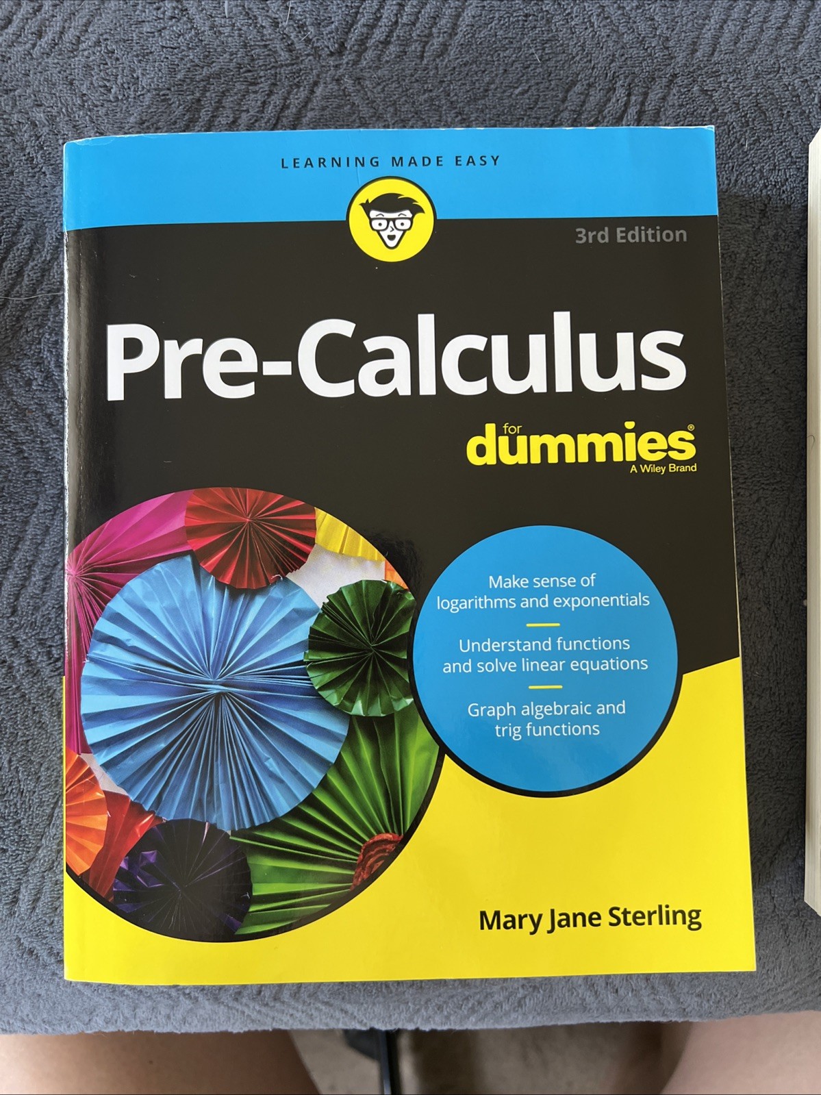 Pre-Calculus for Dummies by Mary Jane Sterling (2018, Trade Paperback)