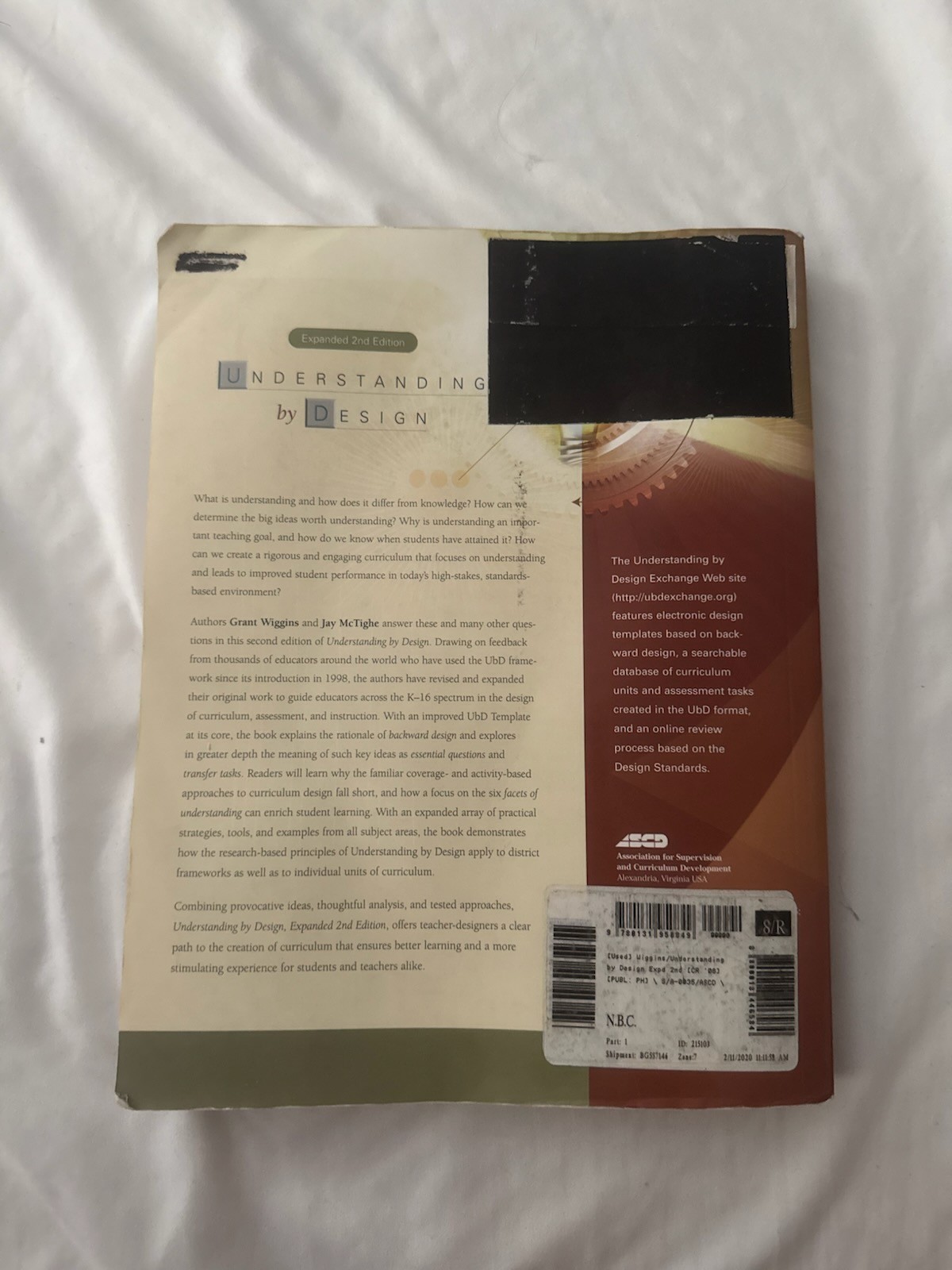 Understanding by Design by Jay McTighe and Grant Wiggins (2005, Trade Paperback)