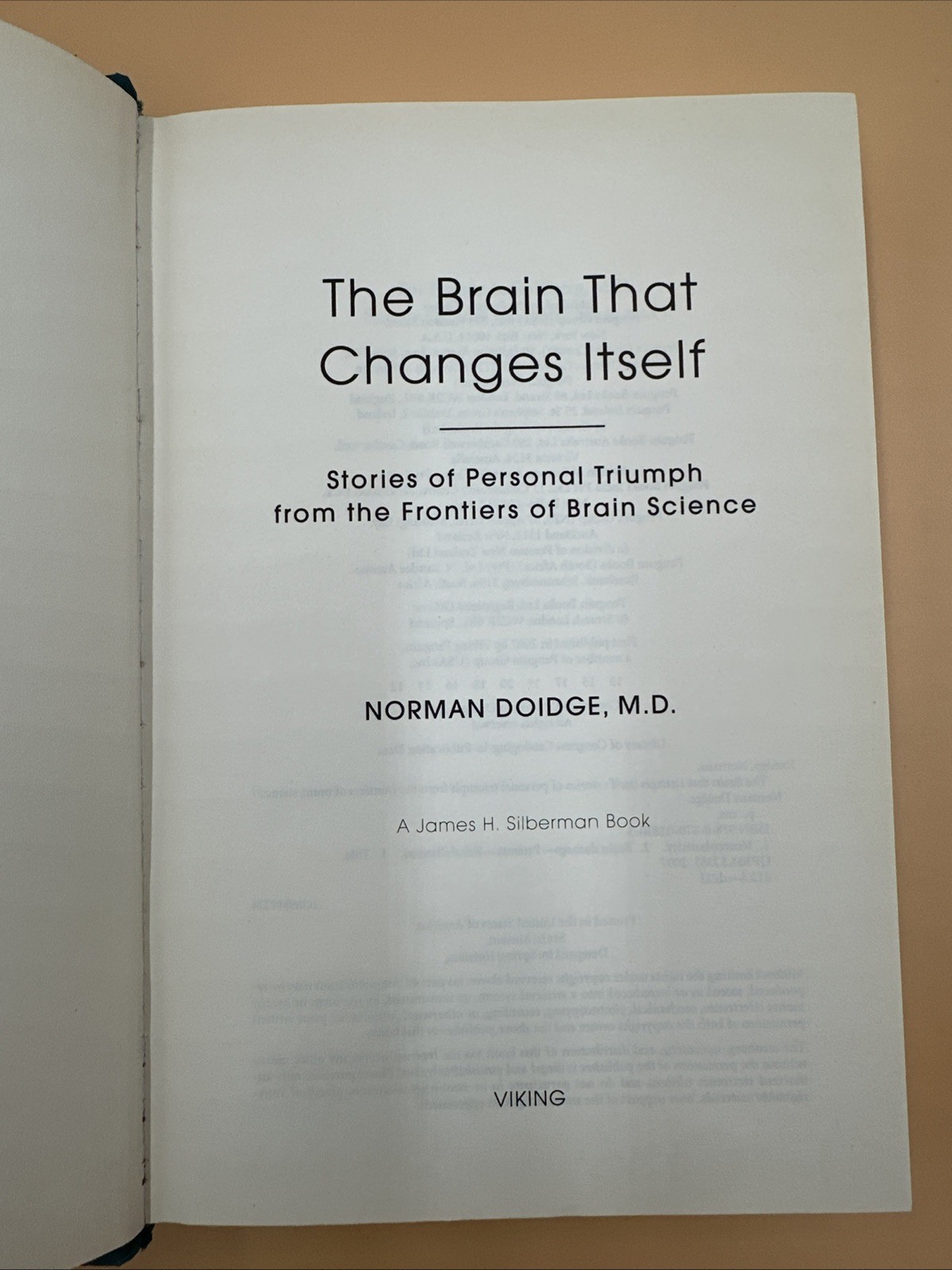 The Brain That Changes Itself: Stories of Personal … by Norman Doidge Hardback