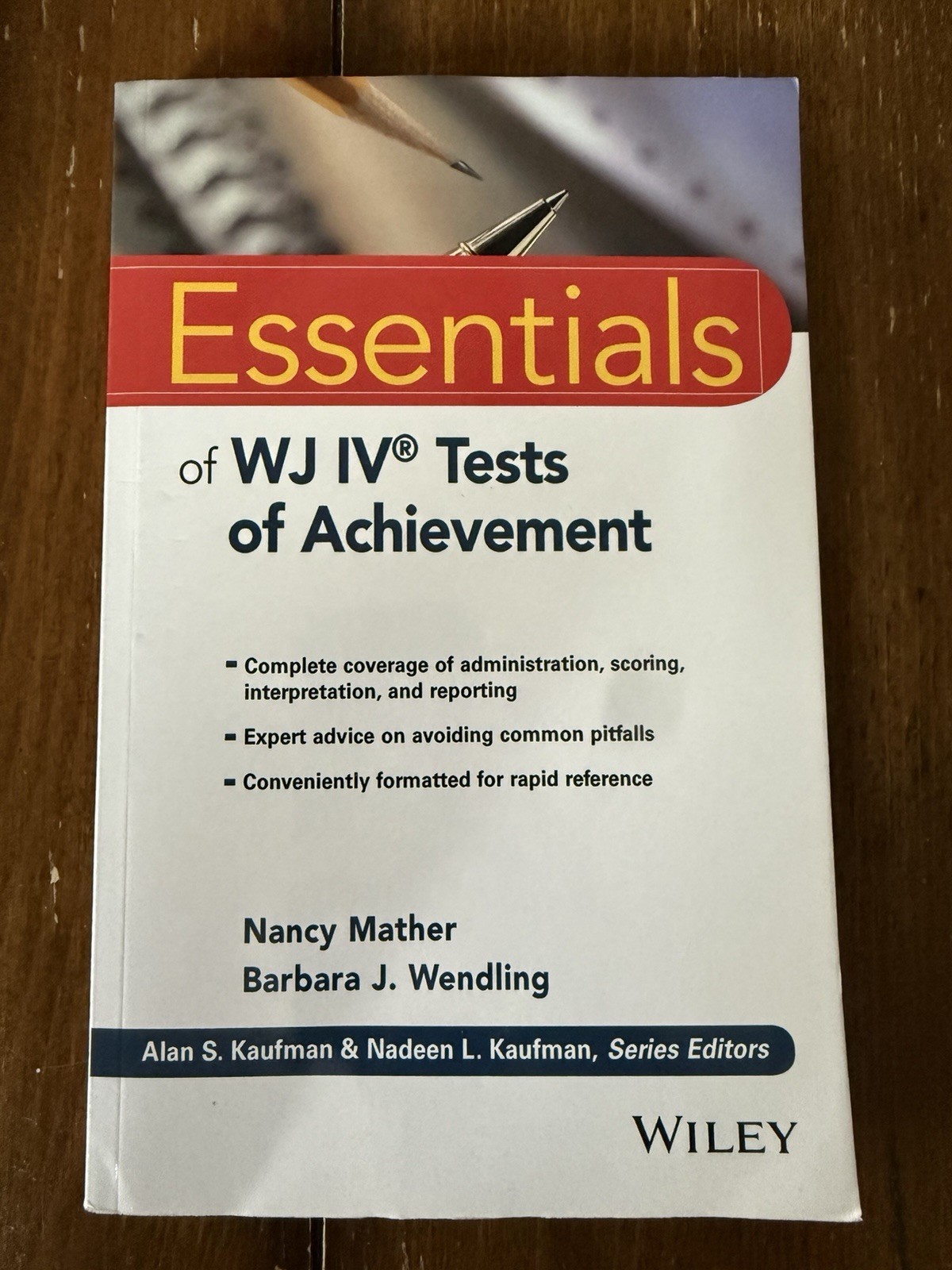 Essentials of WJ IV Tests of Achievement; E- 1118799151, paperback, Nancy Mather