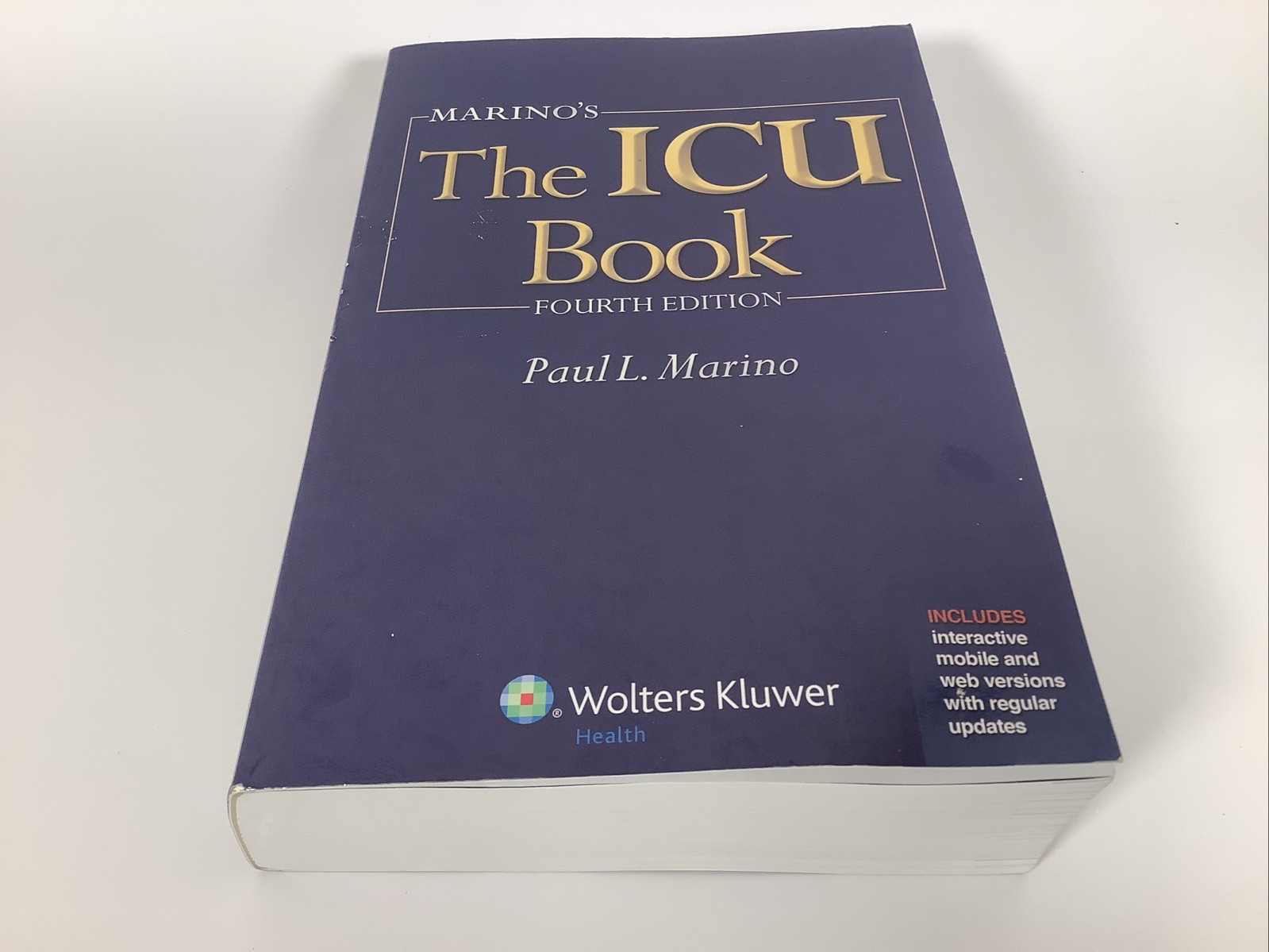 Marino’s the ICU Book: Print + Ebook with Updates by Paul L. Marino -Paperback-