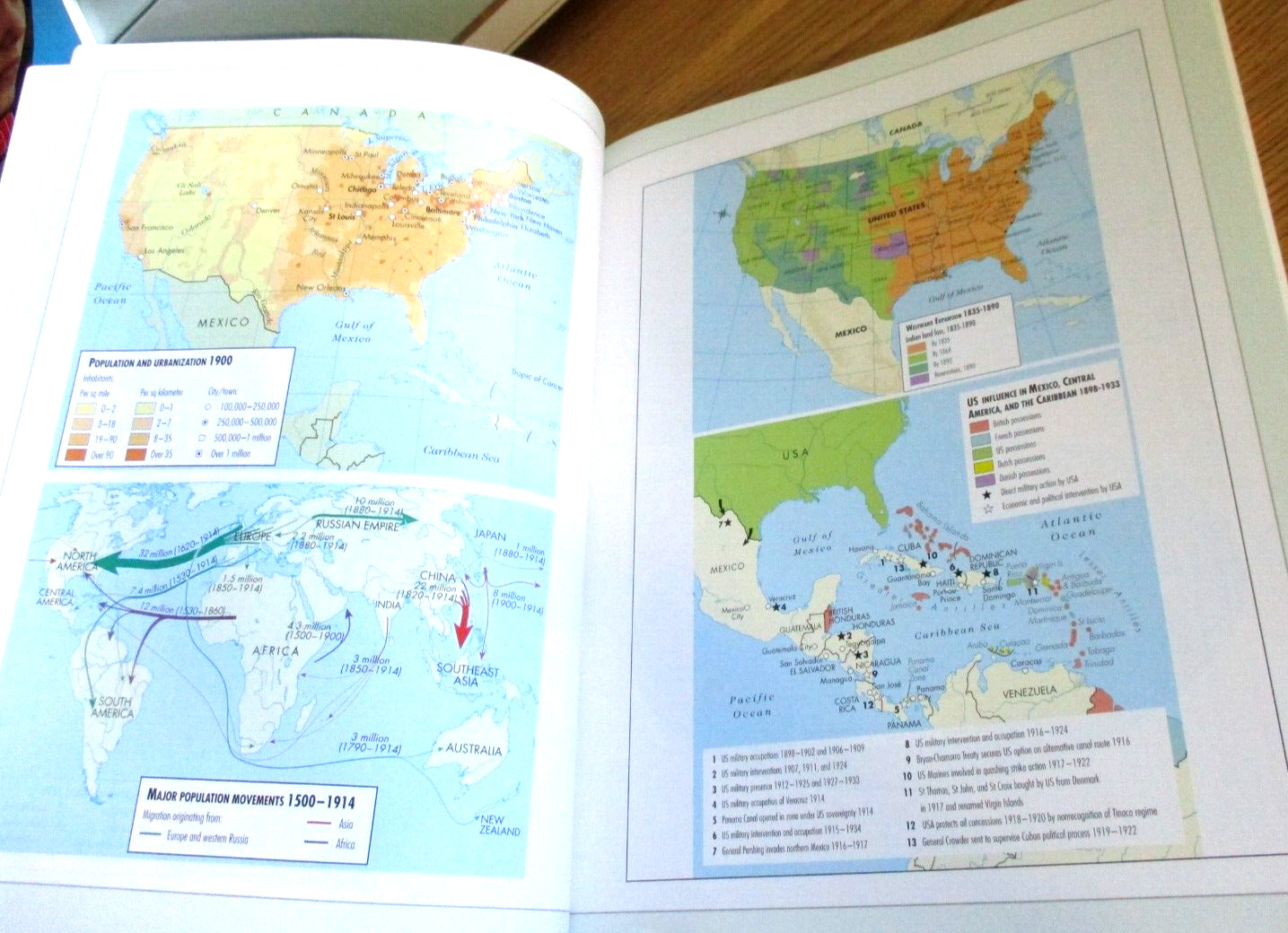 Mapping United States History, Coloring/Exercise book, Volume 2, Since 1865, NEW