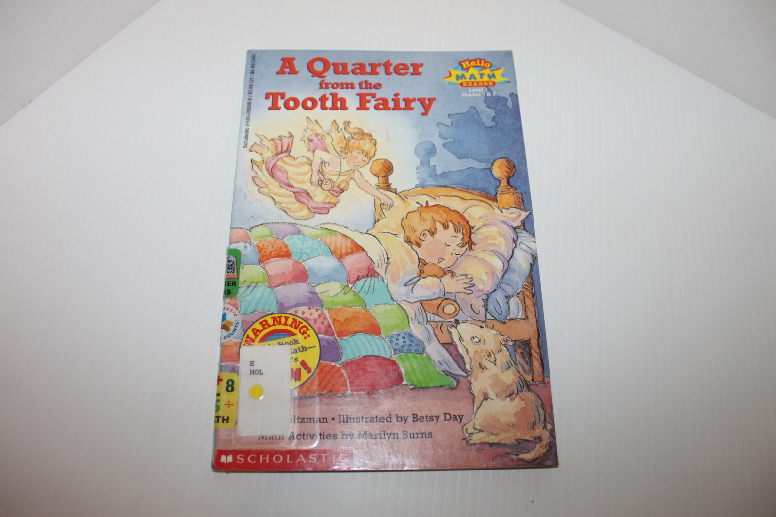Hello Math Reader & All Aboard Math Reader 4 Book Lot Scholastic Fractions Money
