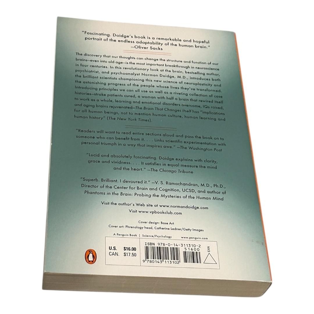The Brain That Changes Itself Norman Doidge Science Psychology Paperback Book