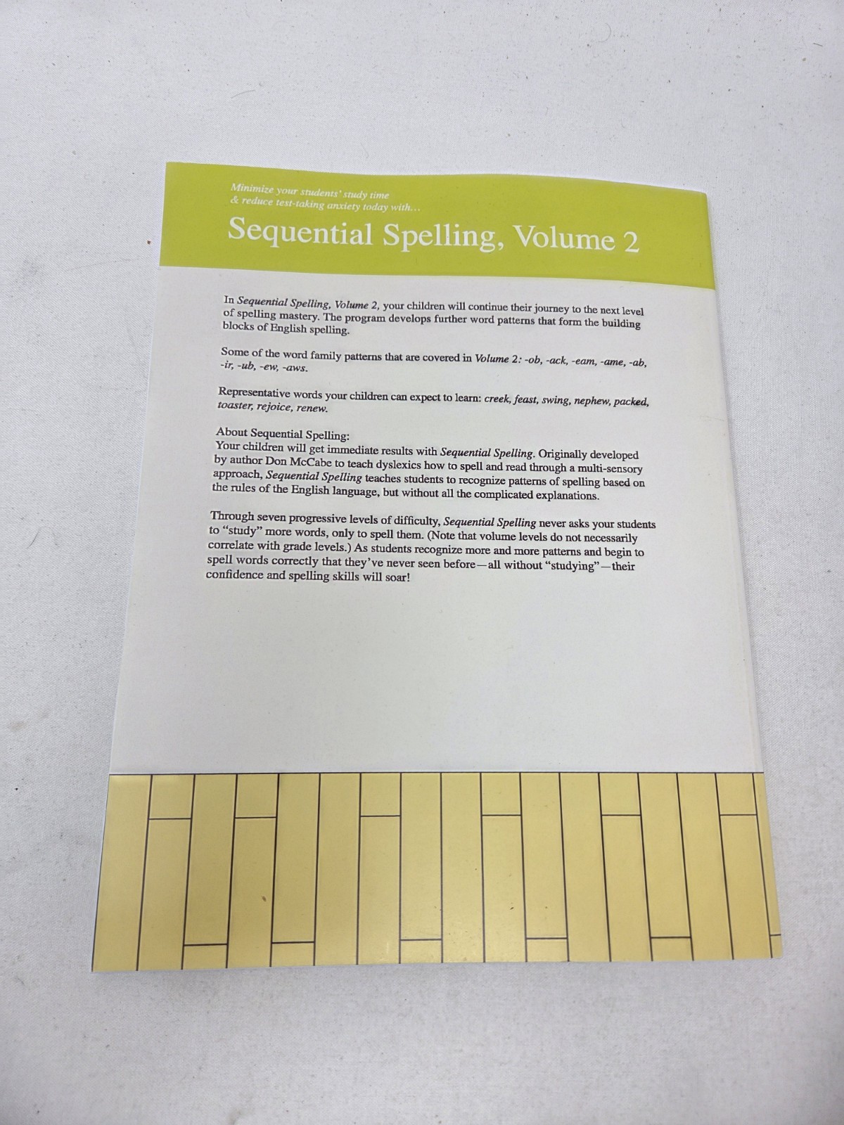 Sequential Spelling 2