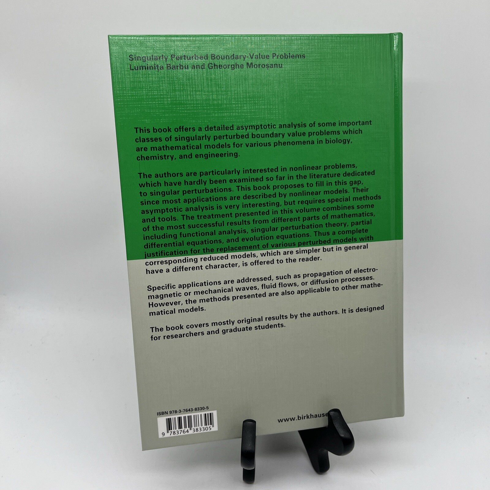 Singularly Perturbed Boundary-Value Problems by Gheorghe Morosanu (English) Hard