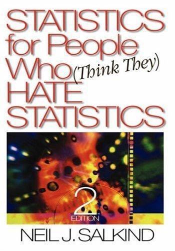 Statistics For People Who (Think They) Hate Statistics by Salkind, Neil J.
