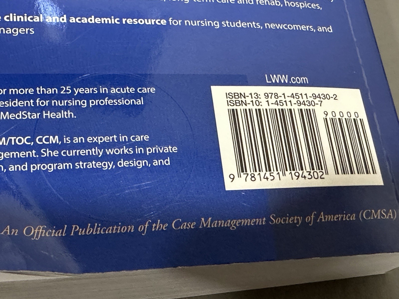 CMSA Core Curriculum for Case Management by Tahan PhD 3rd Edition Paper Back