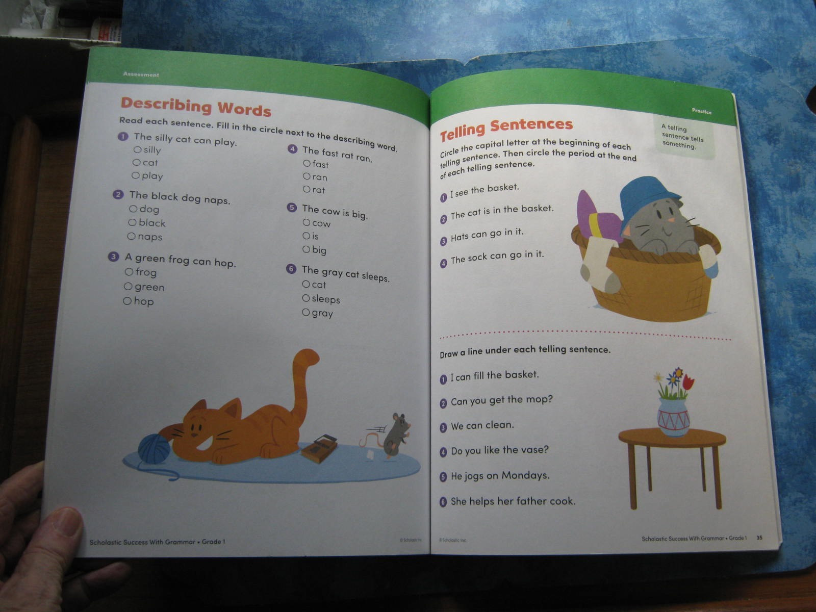 SCHOLASTIC SUCCESS WITH GRAMMAR WORKBOOK Grade 1 SC 2022 MINT
