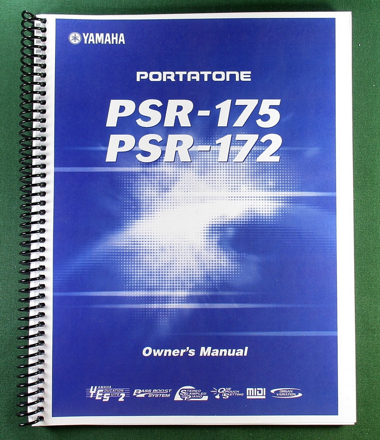 Yamaha PSR-175 Instruction Manual: 64 Pages & Protective Covers!