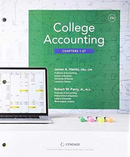 Bundle: College Accounting, – Product Bundle, by Heintz James A.; – Very Good z