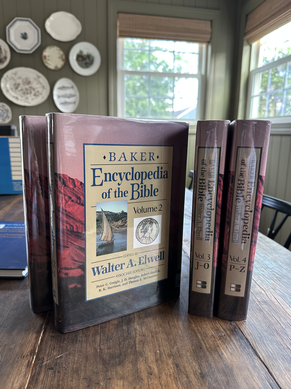 Baker Encyclopedia of the Bible (4 Volume Set) HC/DJ VG by Walter A Elwell