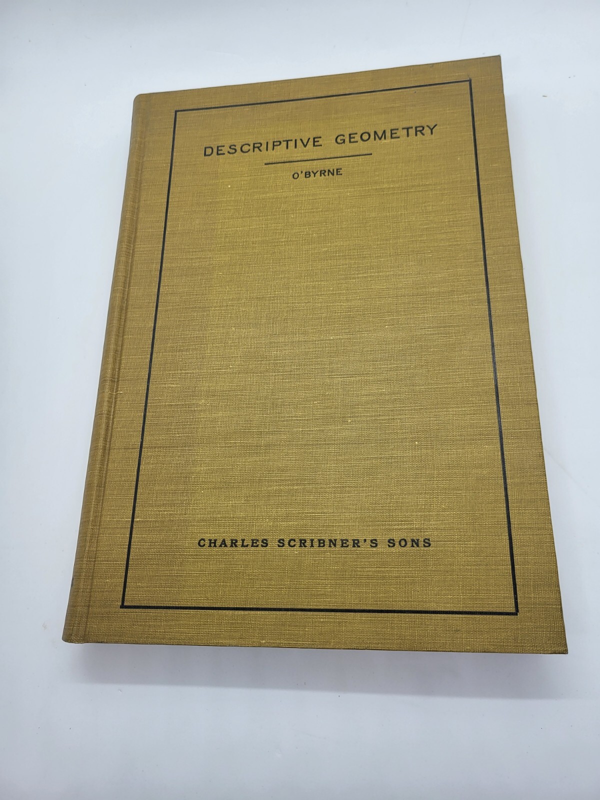 Descriptive Geometry – O’Byrne Charles Scribner’s Son