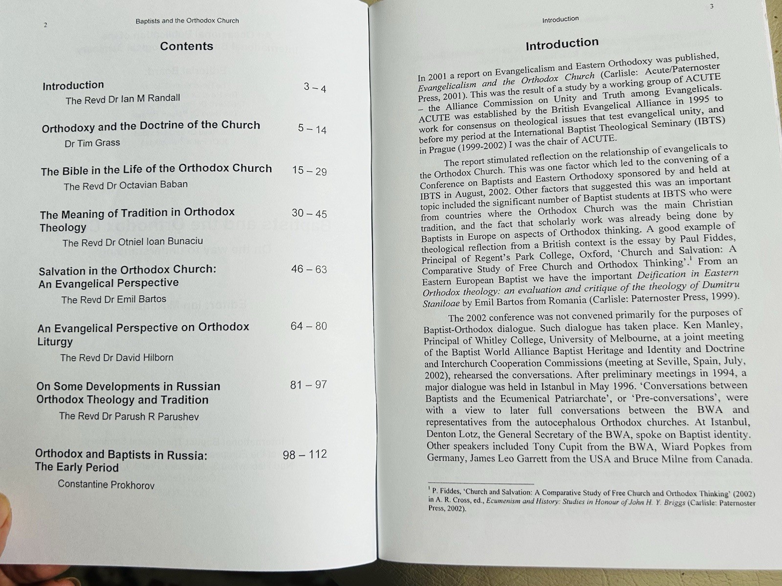 Baptists And The Orthodox Church. On The Way To Understanding.