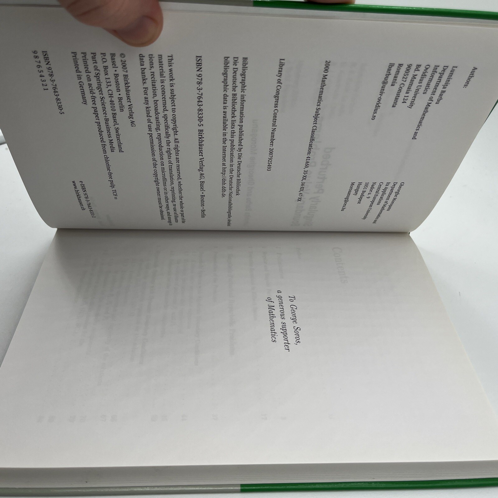 Singularly Perturbed Boundary-Value Problems by Gheorghe Morosanu (English) Hard