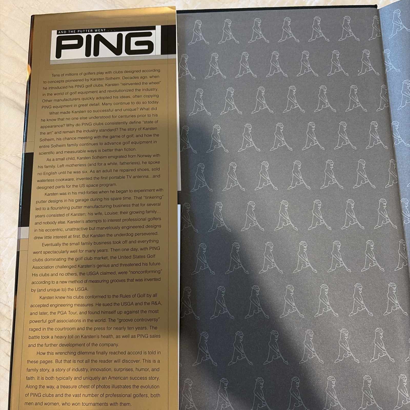And The Putter Went PING… Standard Edition by Jeffery B. Ellis. Clean Pages