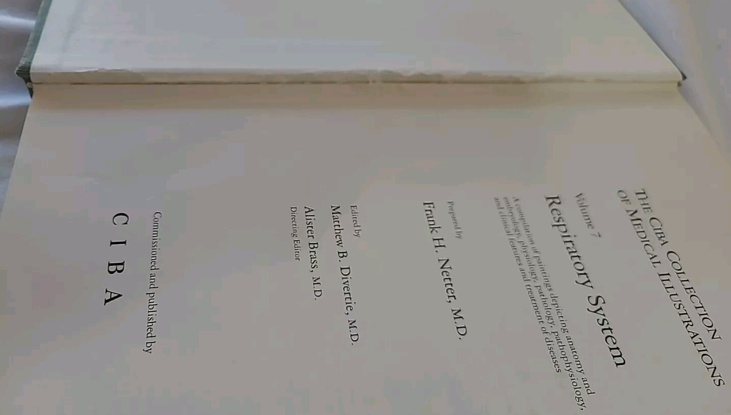 1979 Netter Green Book Collection: Respiratory System by Frank H. Netter