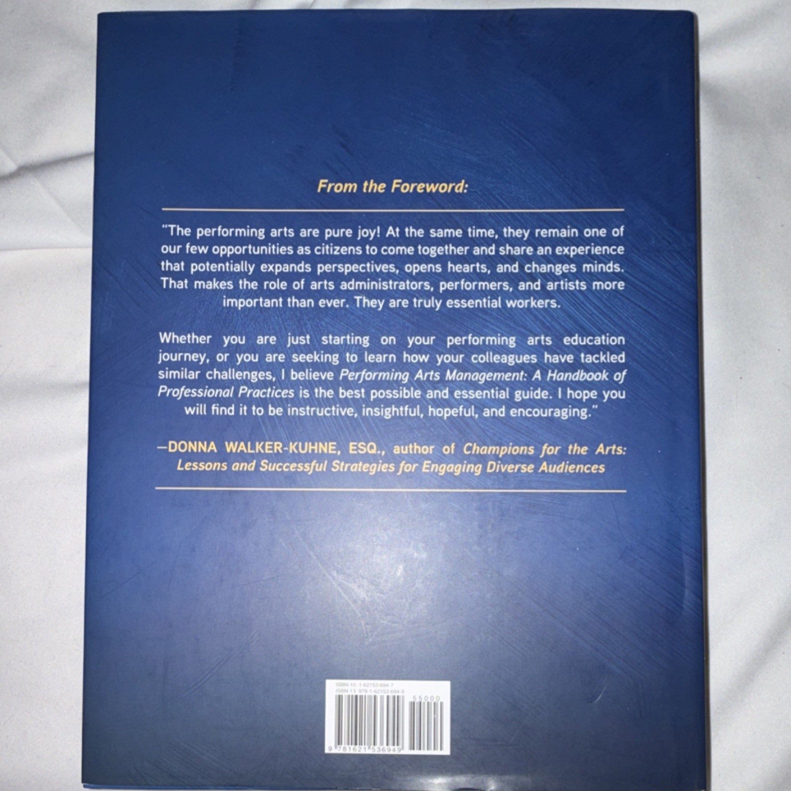 Performing Arts Management Handbook Stein Bathurst Lasher 2nd Ed Hardcover