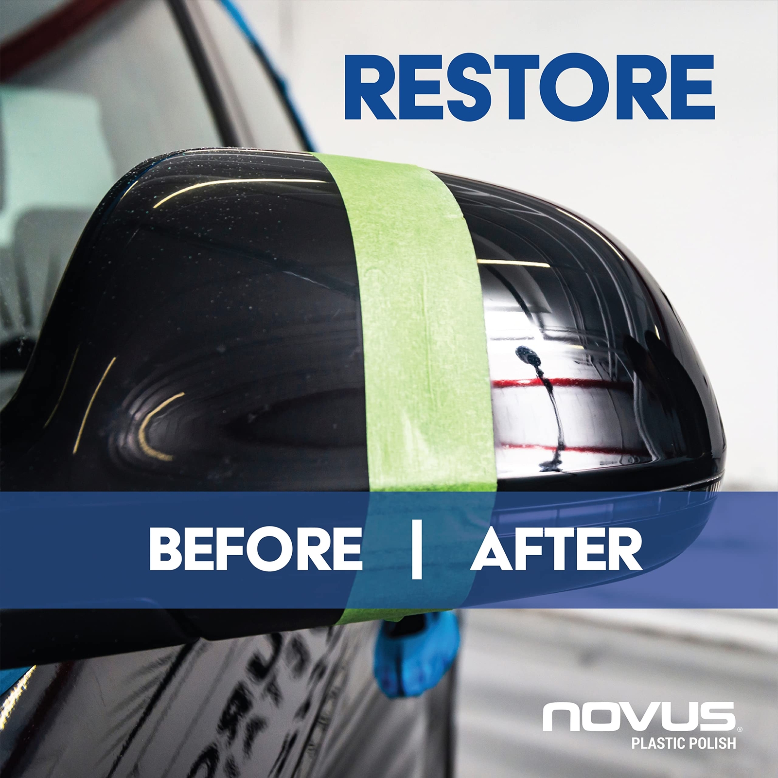 NOVUS-PK1-8OZ-PM Plastic Clean & Shine #1 Fine Scratch Remover #2 Heavy