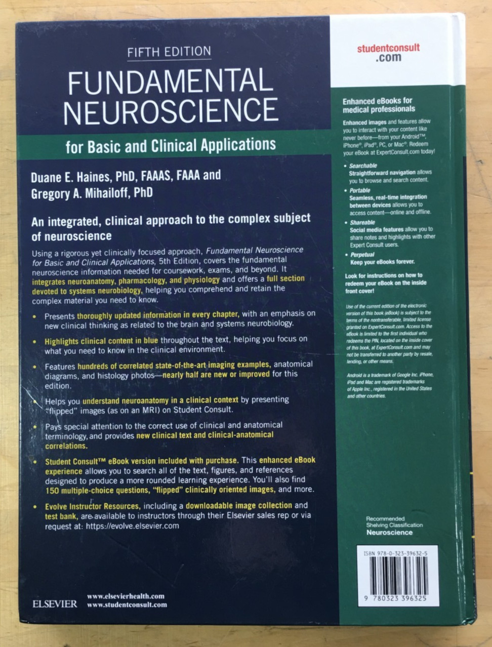 Fundamental Neuroscience for Basic and Clinical Applications 5th Edition – HC, G