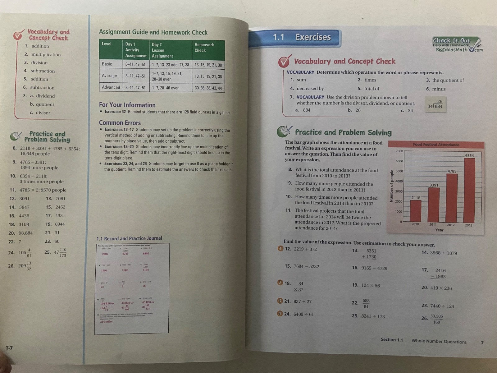 Big Ideas Math Course 1 : A Common Core Curriculum CA Teaching Edition Hardcover
