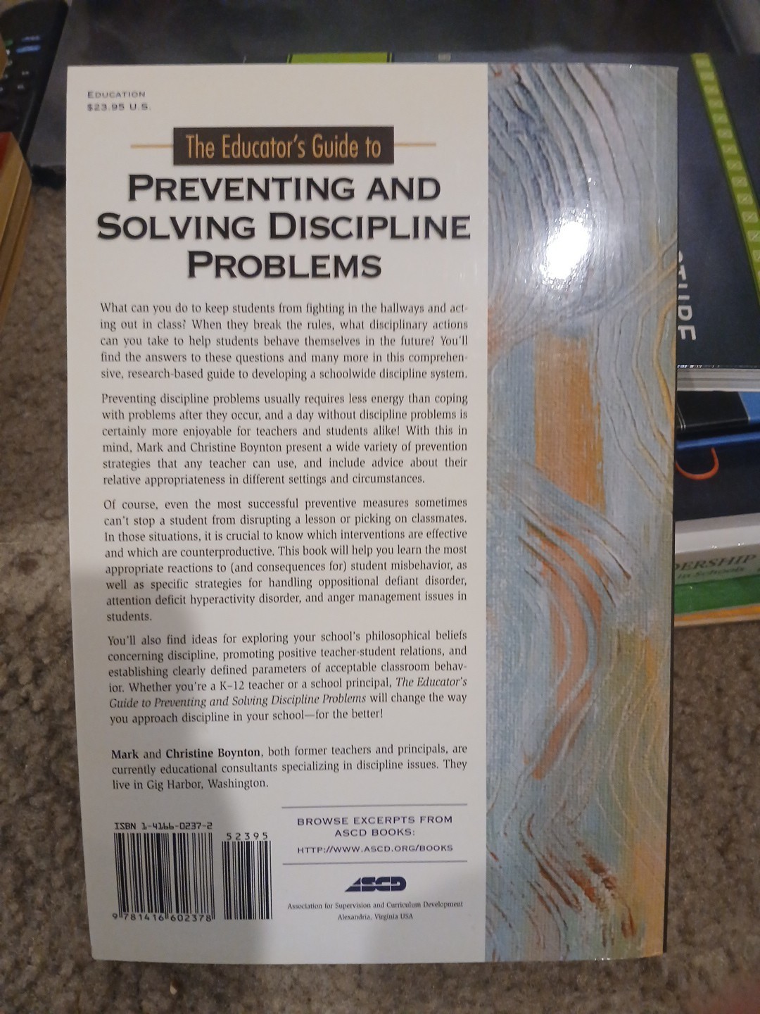 The Educator’s Guide to Preventing and By Boynton Brand New