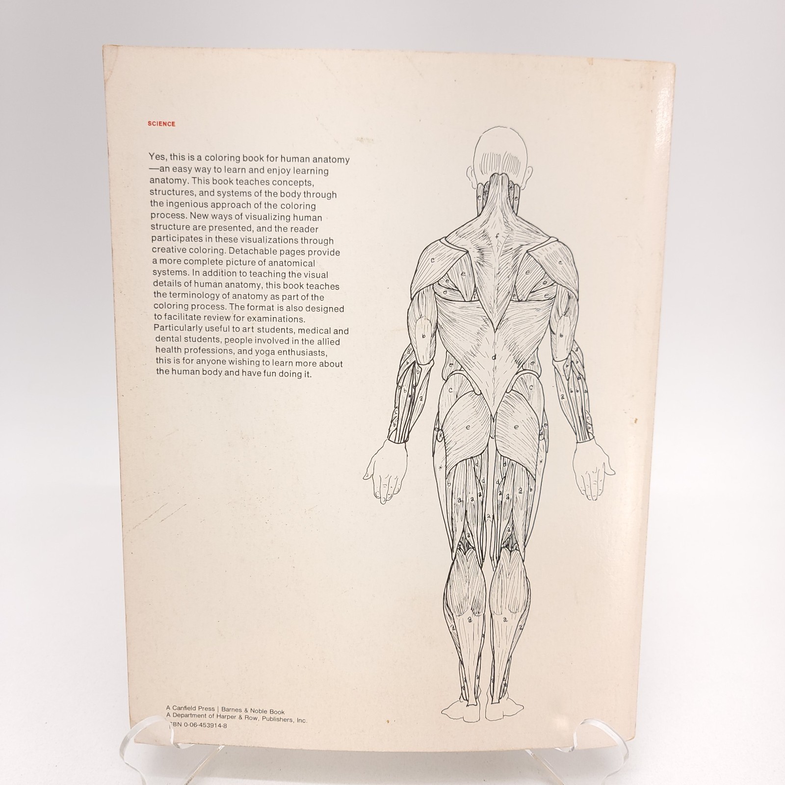 The Anatomy Coloring Book – Paperback By Kapit, Wynn 1977 Unused