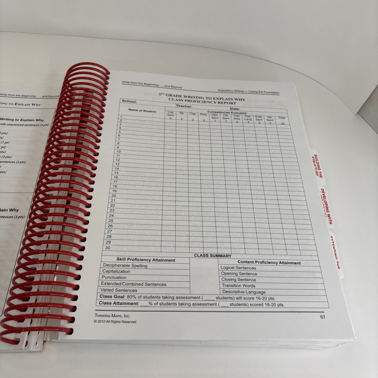 Write from the Beginning & Beyond – Expository- Teacher’s Guide-Spiral Paperback