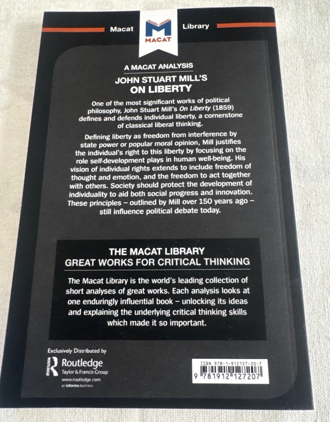 John Stuart Mill’s On Liberty by Ashleigh Campi (Macat Library) Paperback