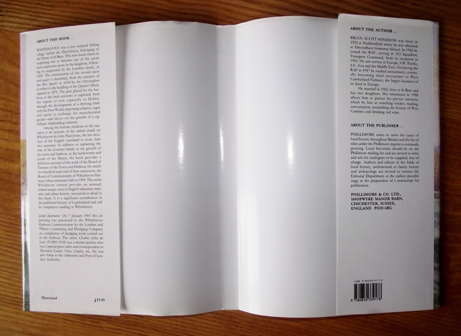 Whitehaven Harbour – Brian Scott-Hindson HB Book Illustrated 1994