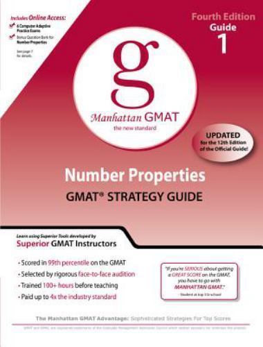 Number Properties GMAT Strategy Guide, 4th Edition (Manhattan GMAT…