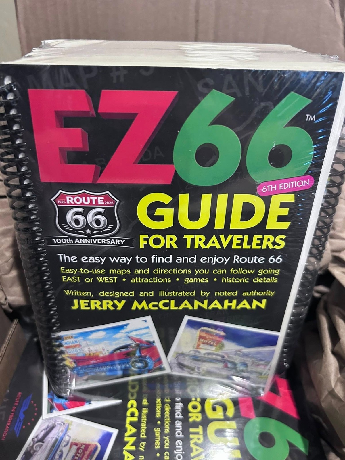 ROUTE 66 EZ GUIDE for Travelers 6th Edition NEW 2026 !!!