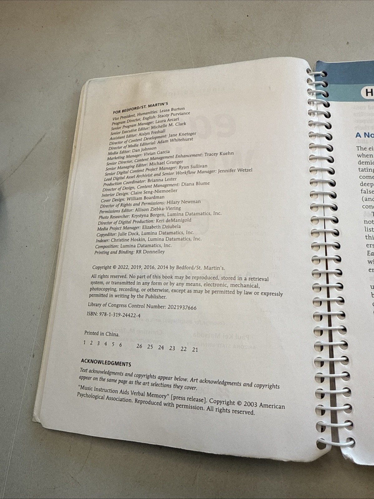Andrea A. Lunsford EasyWriter (Spiral Bound) 2022 Paperback