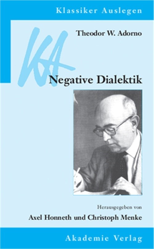 Theodor W. Adorno: Negative Dialektik (Paperback or Softback)