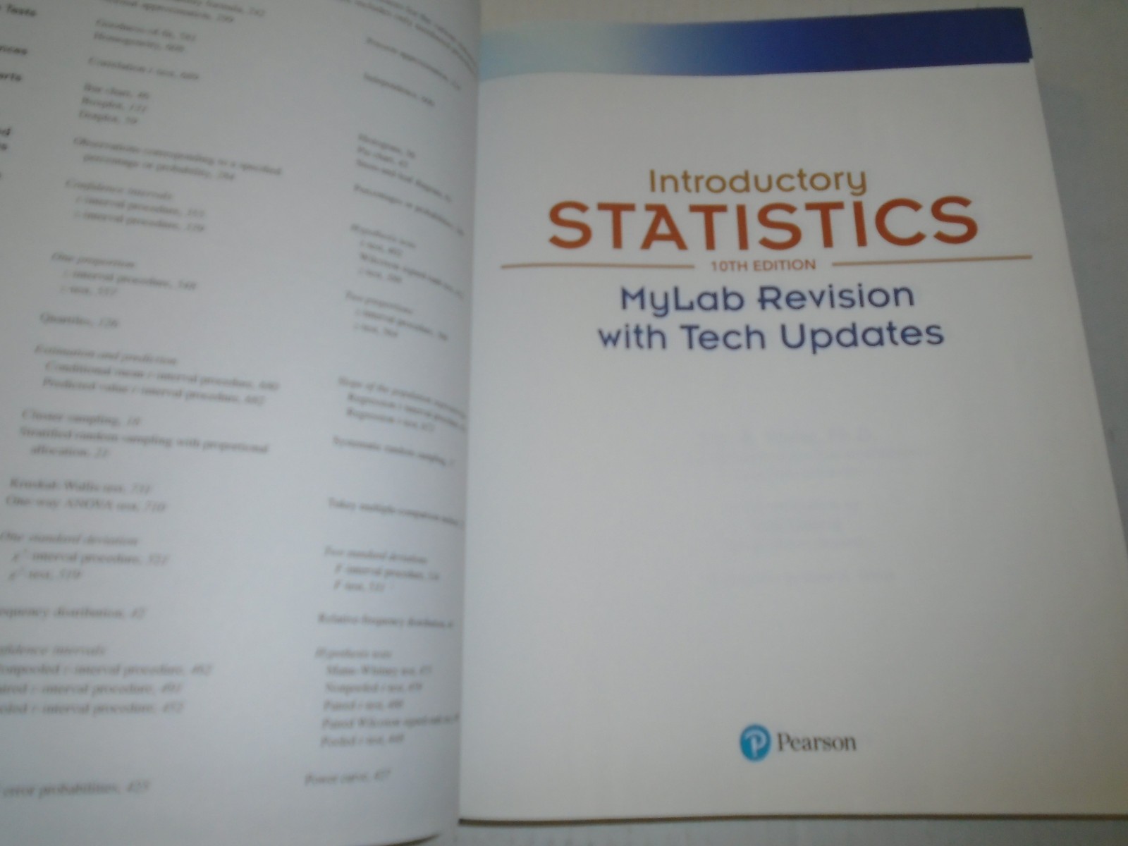 Elementary Statistics by Mario F. Triola (2021, Hardcover)