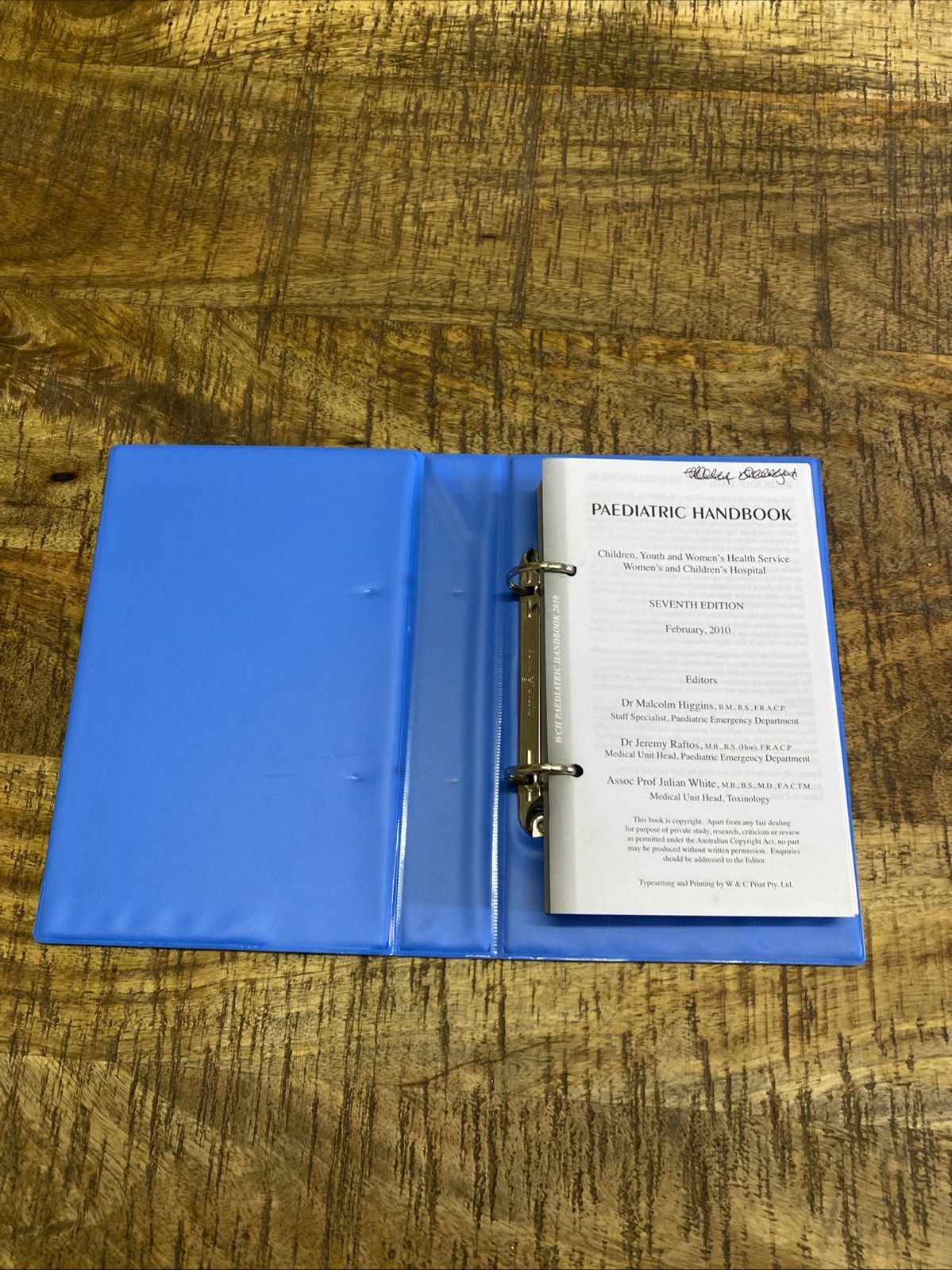 Paediatric Handbook 7th Edition – Royal Children’s Hospital #EB1214(RCH)