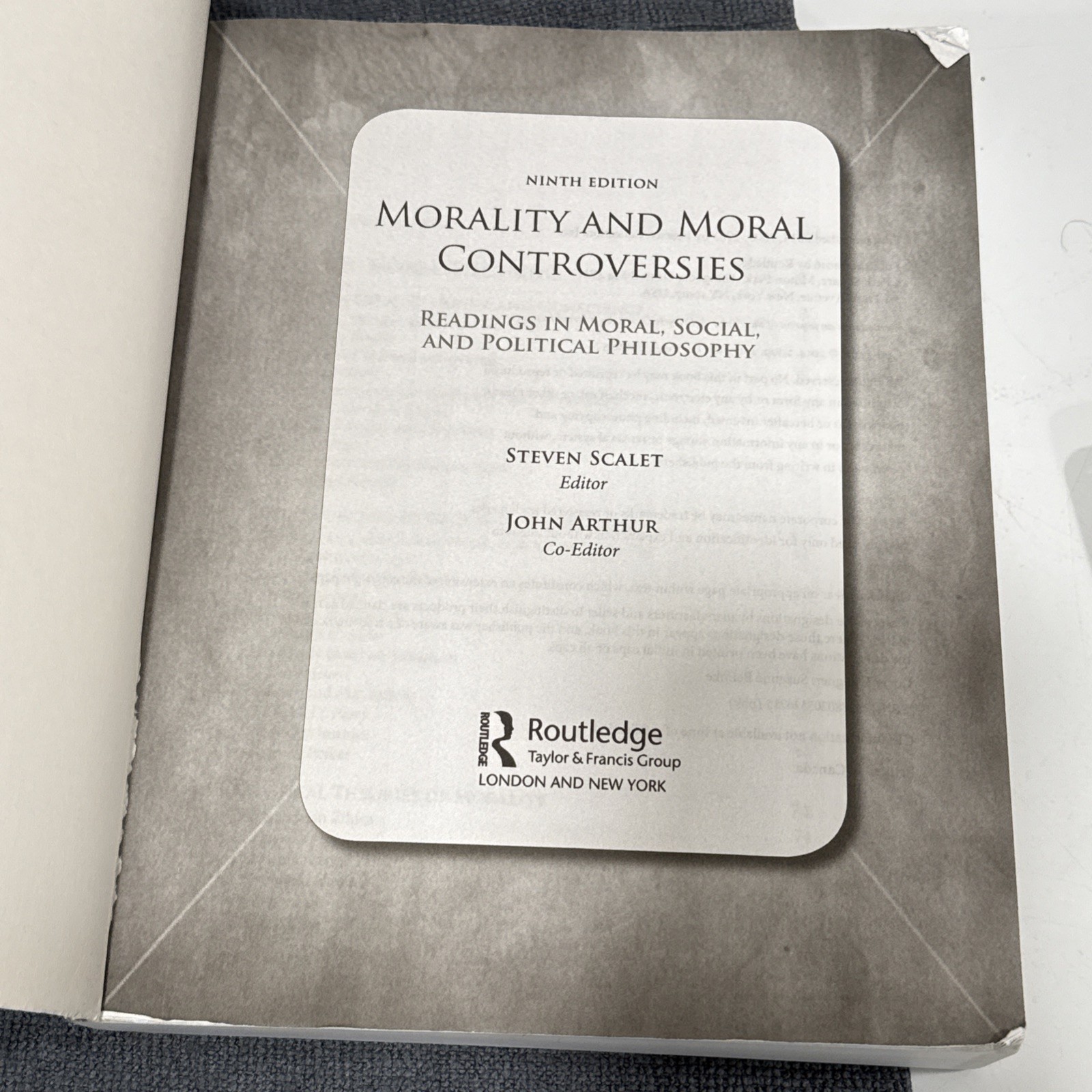Morality and Moral by Scalet & Arthur No Highlighting